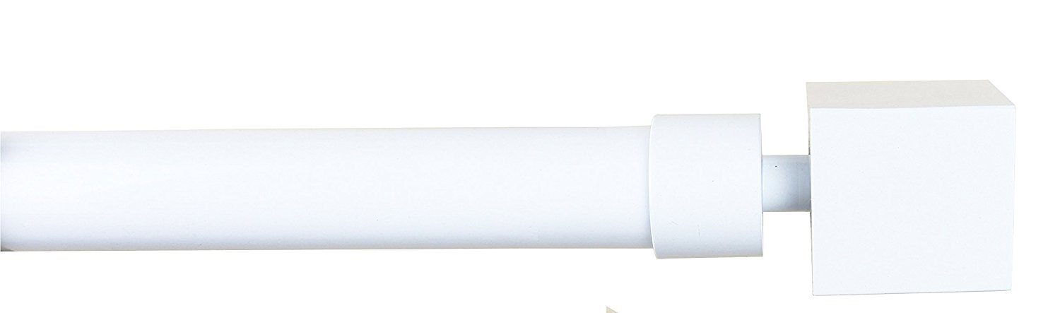 1-inch Diameter Wright Adjustable Single Drapery Curtain Rod