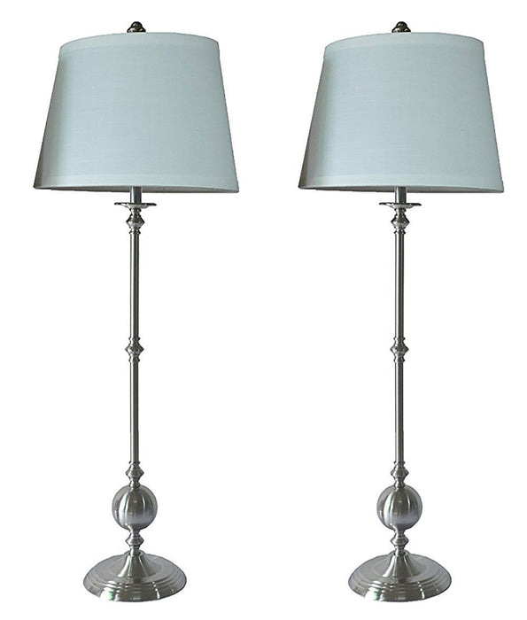 Set of 2 Bastille Buffet Lamps with Shades