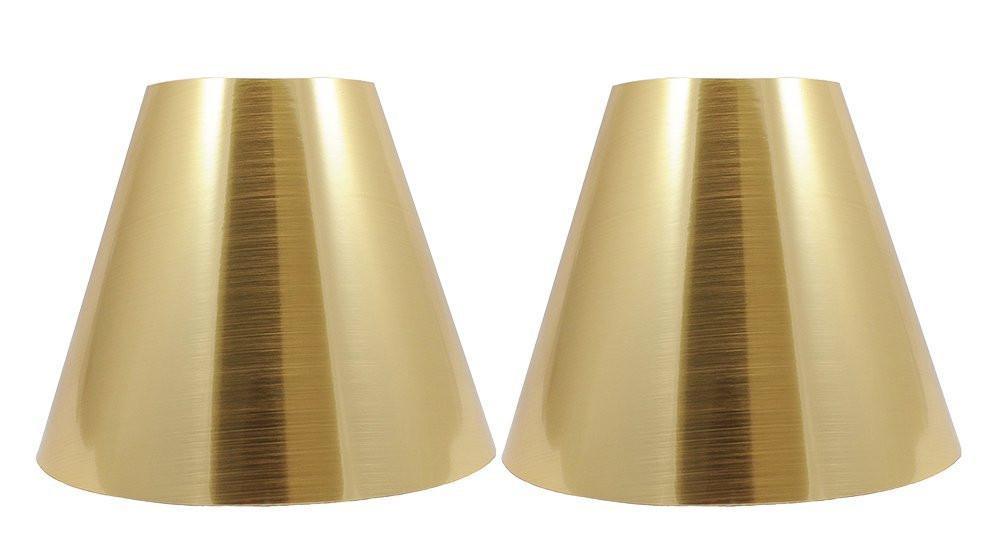 Metallic 6-inch Hardback Chandelier Lamp Shade - 3 Colors