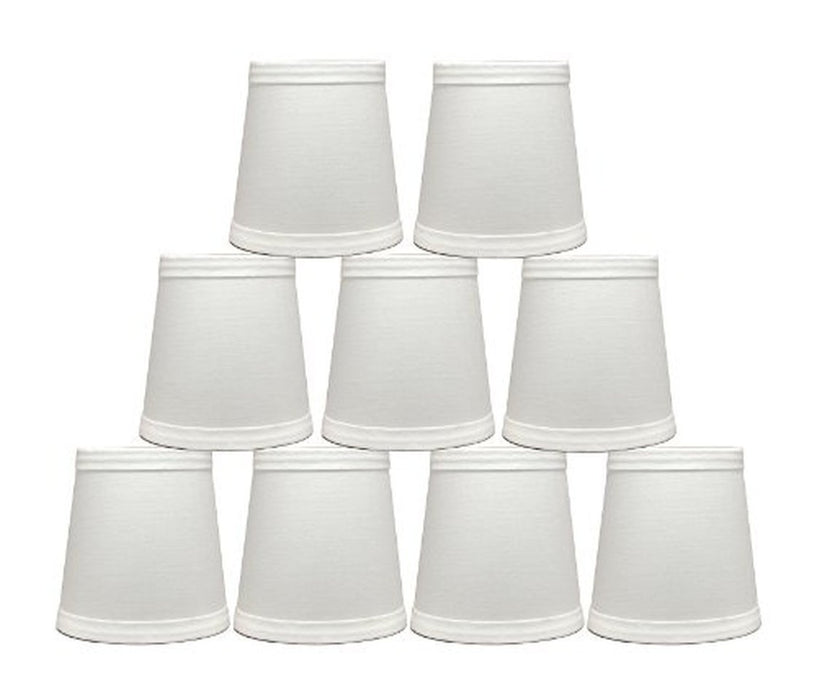 Cotton 4-inch Chandelier Lamp Shades - 4 Colors