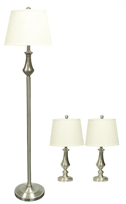 Grant 3-piece Table and Floor Lamp Set