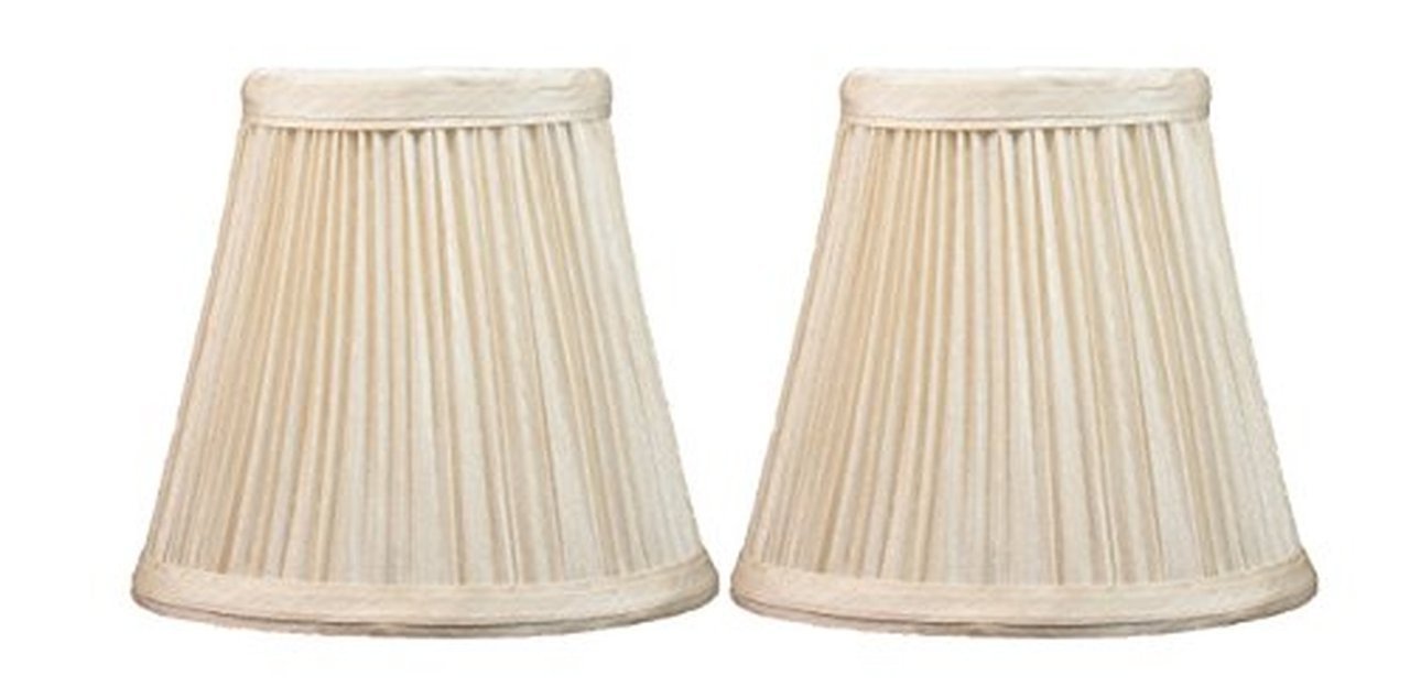 Mushroom Pleated 5-inch Chandelier Lamp Shade - 6 Colors