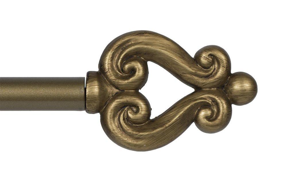 5/8-inch Diameter Harp Adjustable Single Drapery Curtain Rod