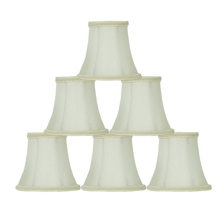 Silk 5-inch Bell Chandelier Lamp Shade - 9 Colors