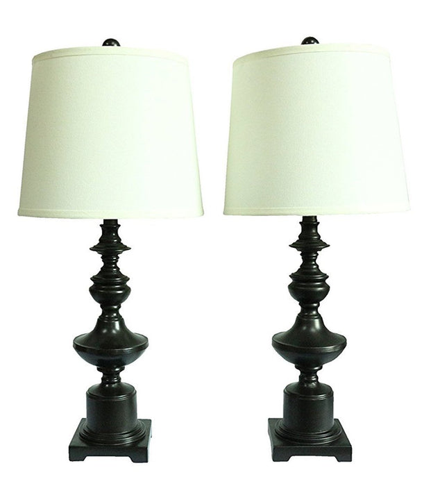 Set of 2 Winston Table Lamps, Oil-Rubbed Bronze