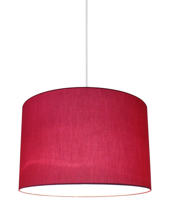 Marie Duo Color Shade Pendant with Hanging Light Kit, 15 1/2-inch Diameter, 10-inch Height