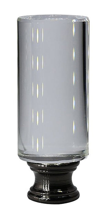 Crystal Tubo Lamp Finial