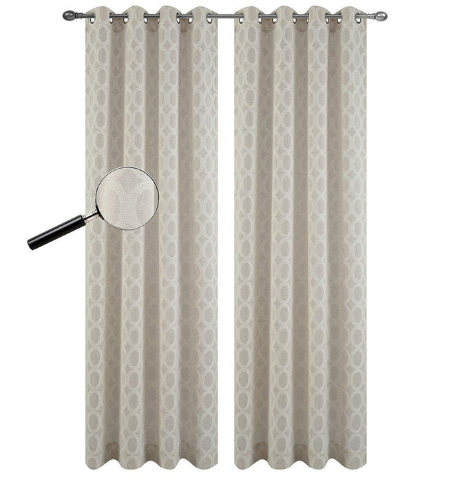 Urbanest Set of 2 Napa Sheer Curtain Drapery Panels with Grommets