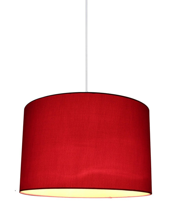 Marie Duo Color Shade Pendant with Hanging Light Kit, 15 1/2-inch Diameter, 10-inch Height
