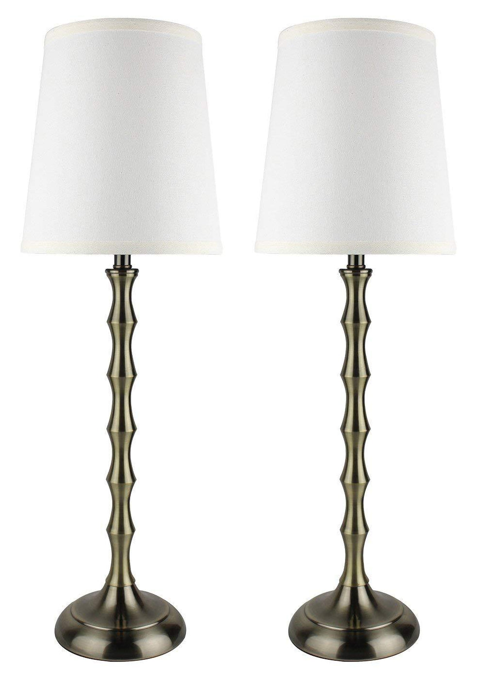 Set of 2 Bahama Bamboo Buffet Lamps, 26inch Tall — urbanest