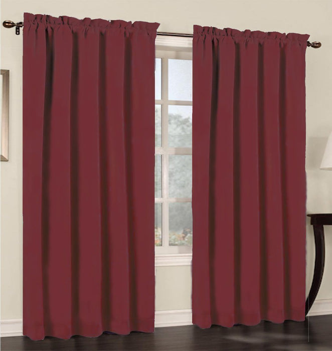 Set of 2 Blackout Curtain Panels - 7 colors