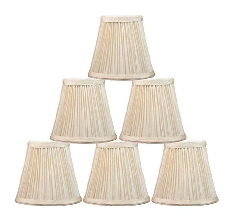 Mushroom Pleated 5-inch Chandelier Lamp Shade - 6 Colors