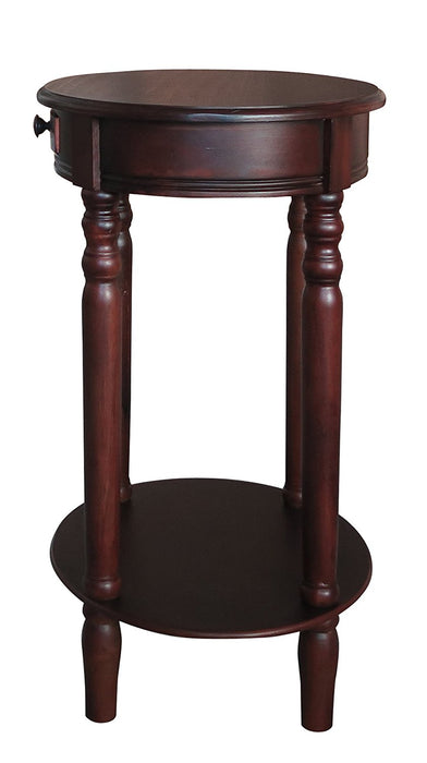 Woodbury Oval Accent Table with Drawer - 6 Finishes