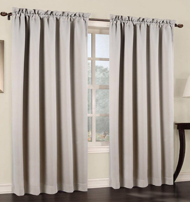 Set of 2 Blackout Curtain Panels - 7 colors