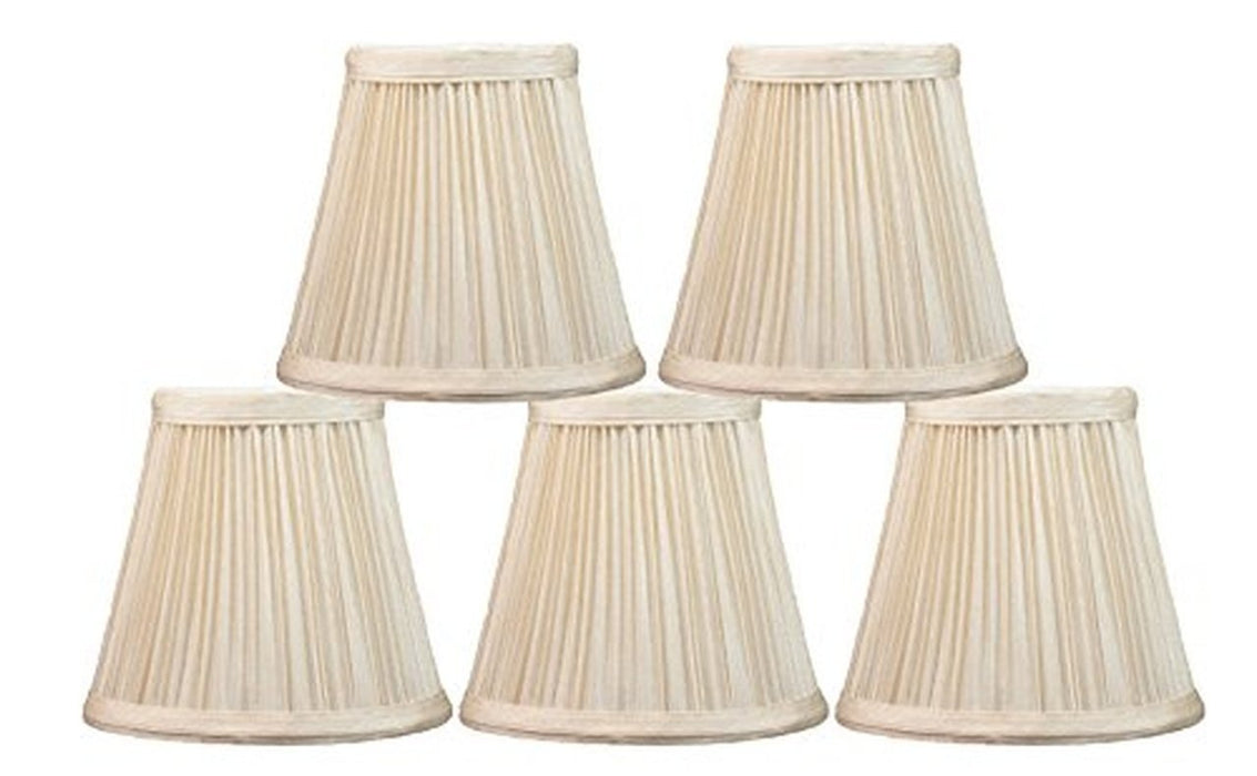 Mushroom Pleated 5-inch Chandelier Lamp Shade - 6 Colors