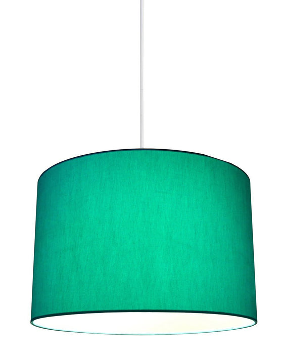 Marie Duo Color Shade Pendant with Hanging Light Kit, 15 1/2-inch Diameter, 10-inch Height