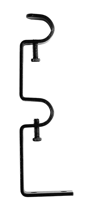 Double Curtain Rod Bracket, 1/2-inch to 5/8-inch Diameter Rods