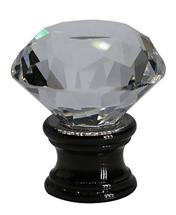 Crystal Duchess Lamp Finial - 2 Finishes
