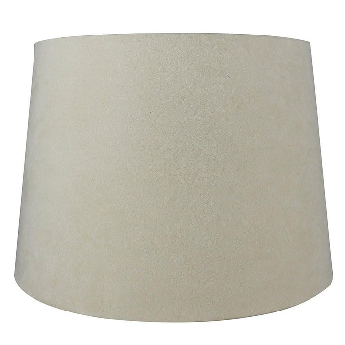 Suede French Drum 14" Lampshade - 13 Colors