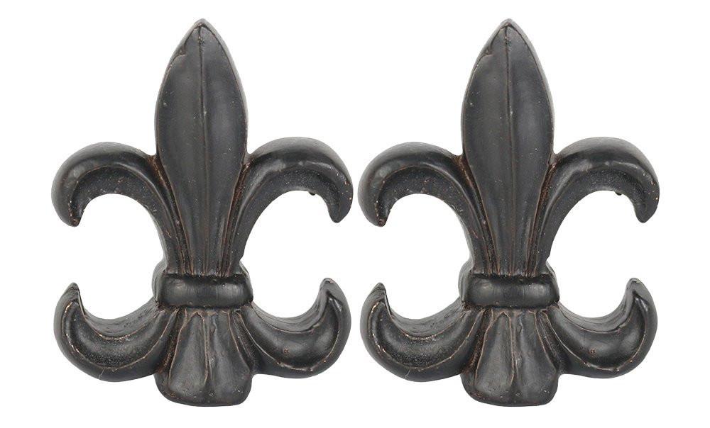 Fleur de Lis Lamp Finial, 2 3/8-inch Tall