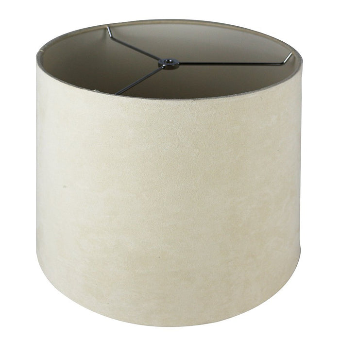 Suede French Drum 14" Lampshade - 13 Colors