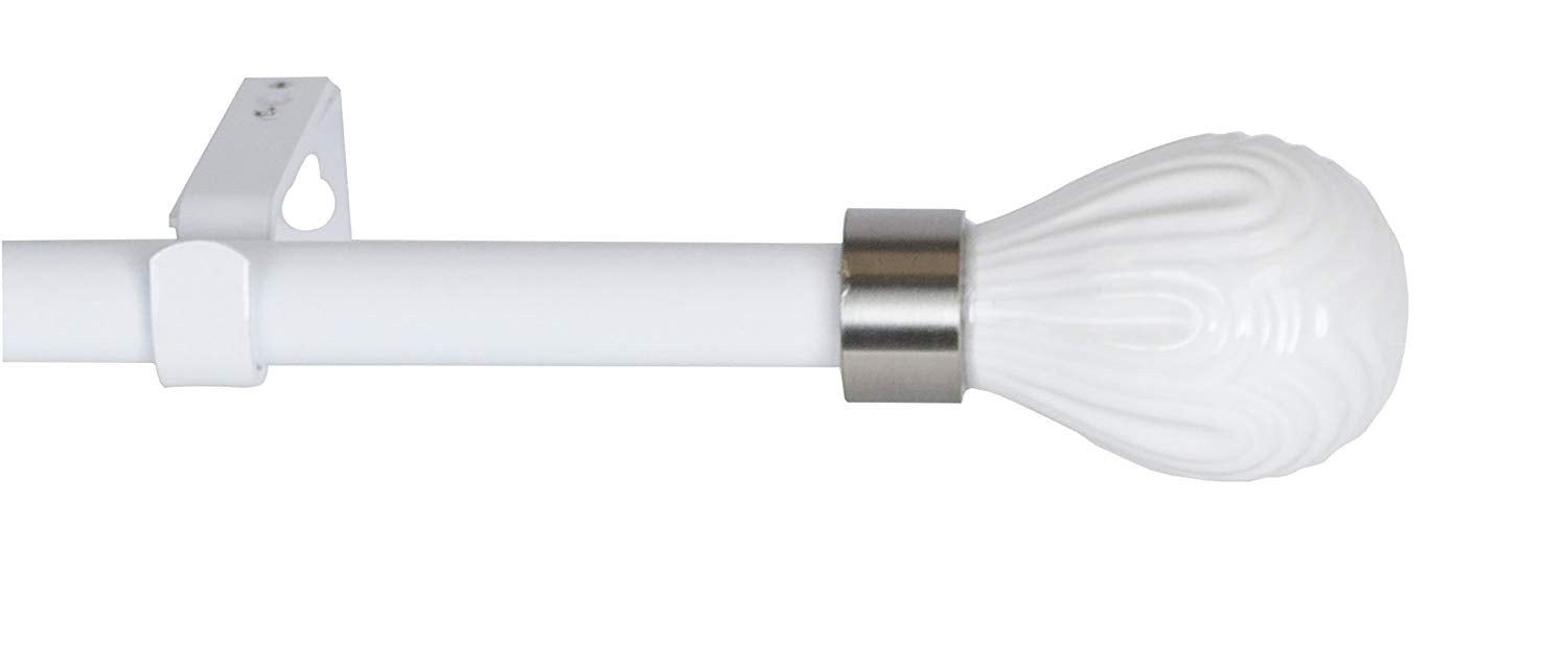 Urbanest 3-4-inch Diameter Odette Adjustable Single Drapery Curtain Rod