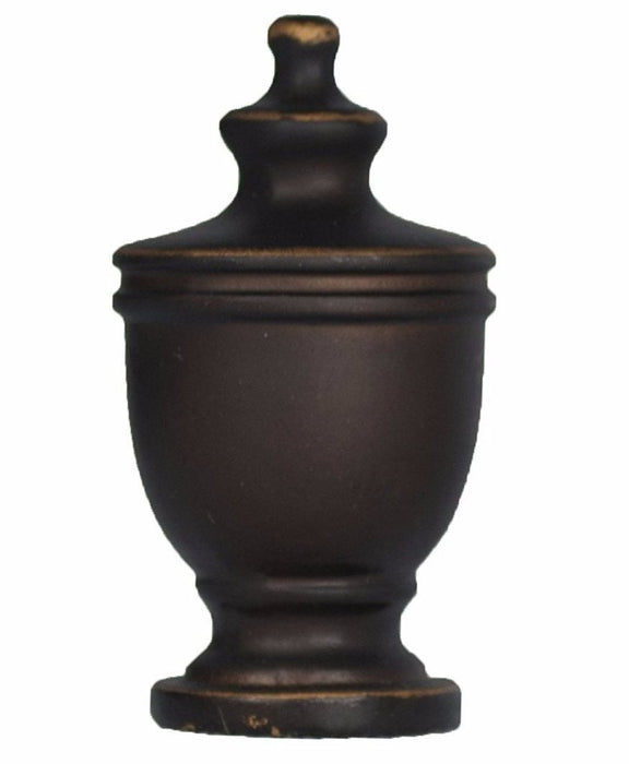 Deluxe Urn Lamp Finial - 3 Finishes