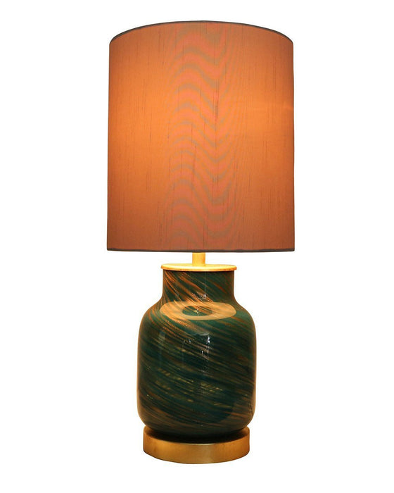 Art Glass Table Lamp - 2 Finishes