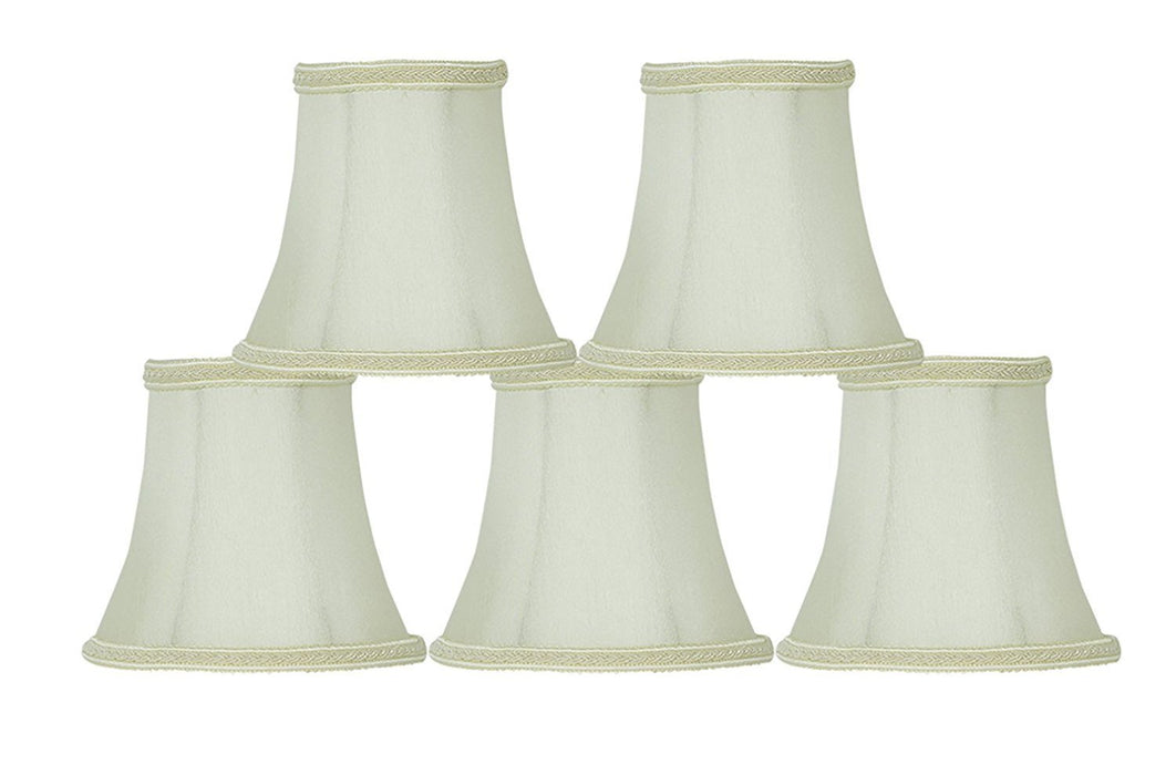 Silk 5-inch Bell Chandelier Lamp Shade - 9 Colors