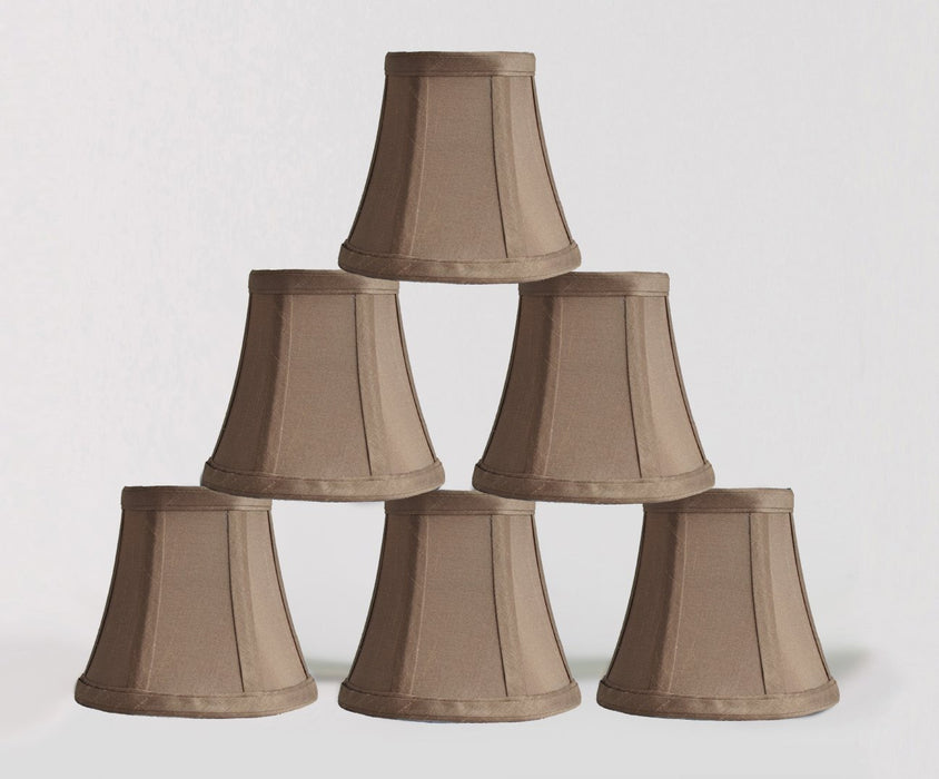 Silk Bell 5-inch Chandelier Lamp Shade - 5 Colors