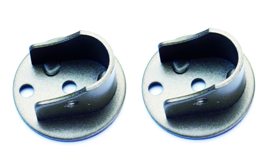 Set of 2 Inside Mount Brackets for 1 1/8-inch to 1 1/4-inch Curtain Rods