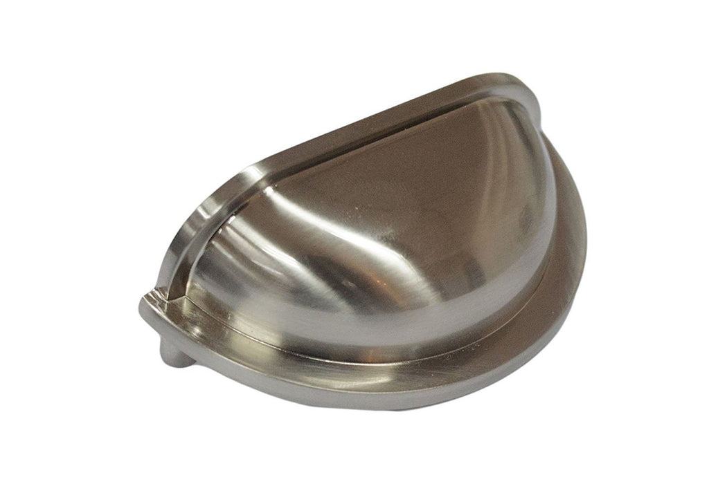 Zinc Alloy Cabinet Hardware Bin Cup Drawer Handle Pull - 3-inch Hole Centers