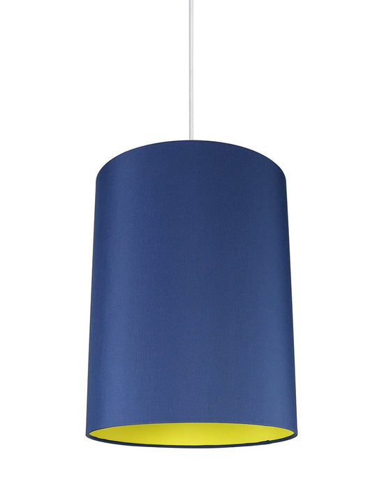 Mona Duo Color Shade Pendant with Hanging Light Kit - 10 Colors