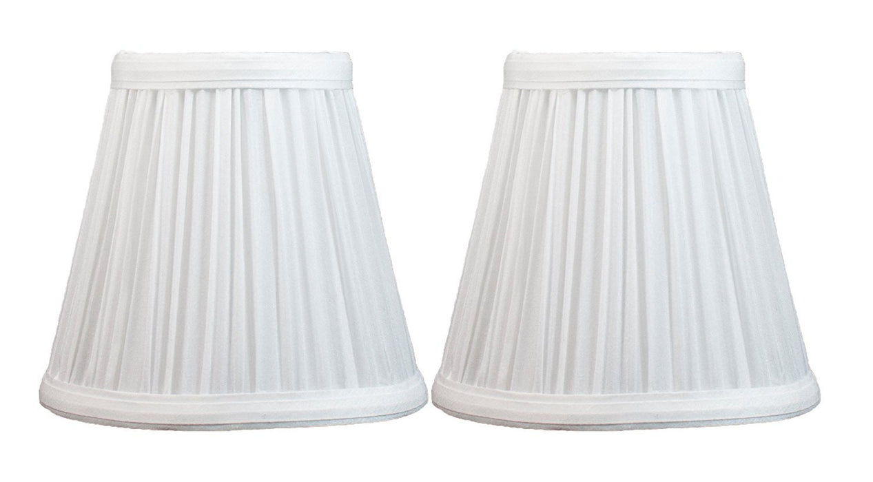 Mushroom Pleated 5-inch Chandelier Lamp Shade - 6 Colors