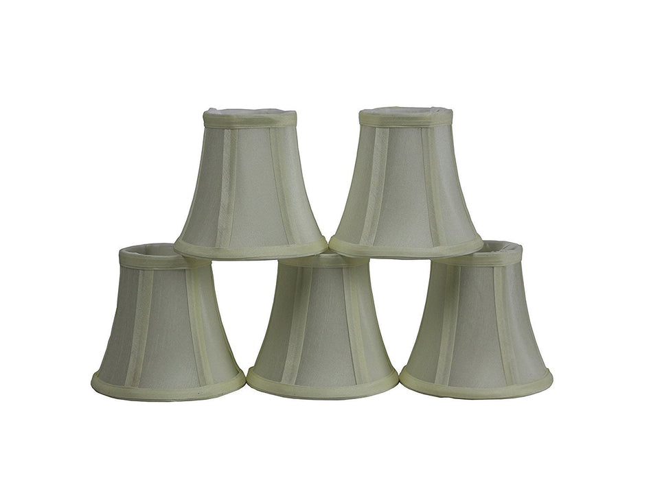 Silk 5-inch Bell Chandelier Lamp Shade - 9 Colors