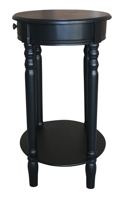 Woodbury Oval Accent Table with Drawer - 6 Finishes