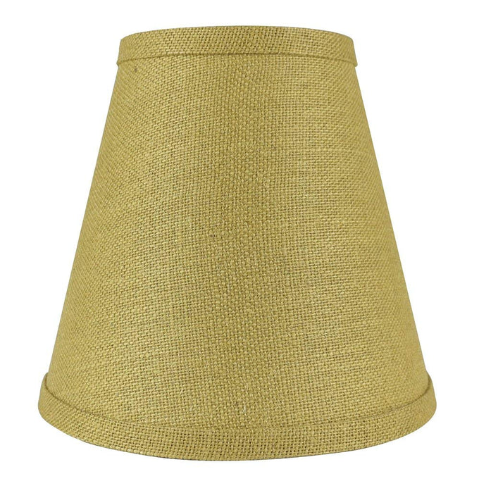 Hardback Faux Silk Empire Lamp Shade 5-inch by 9-inch by 8.5-inch, Spider Washer Fitter