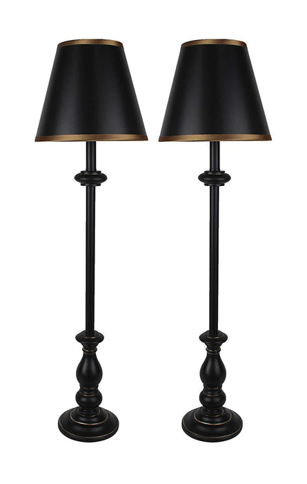 Set of 2 Banchetto Buffet Lamps with Shades