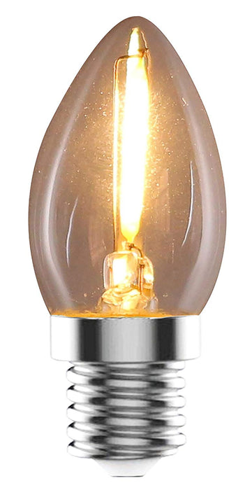 Urbanest C7 E12 LED Filament Edison-style Light Bulb, 1 Watt 15W Equivalent