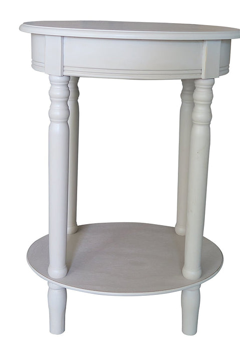 Woodbury Oval Accent Table with Drawer - 6 Finishes