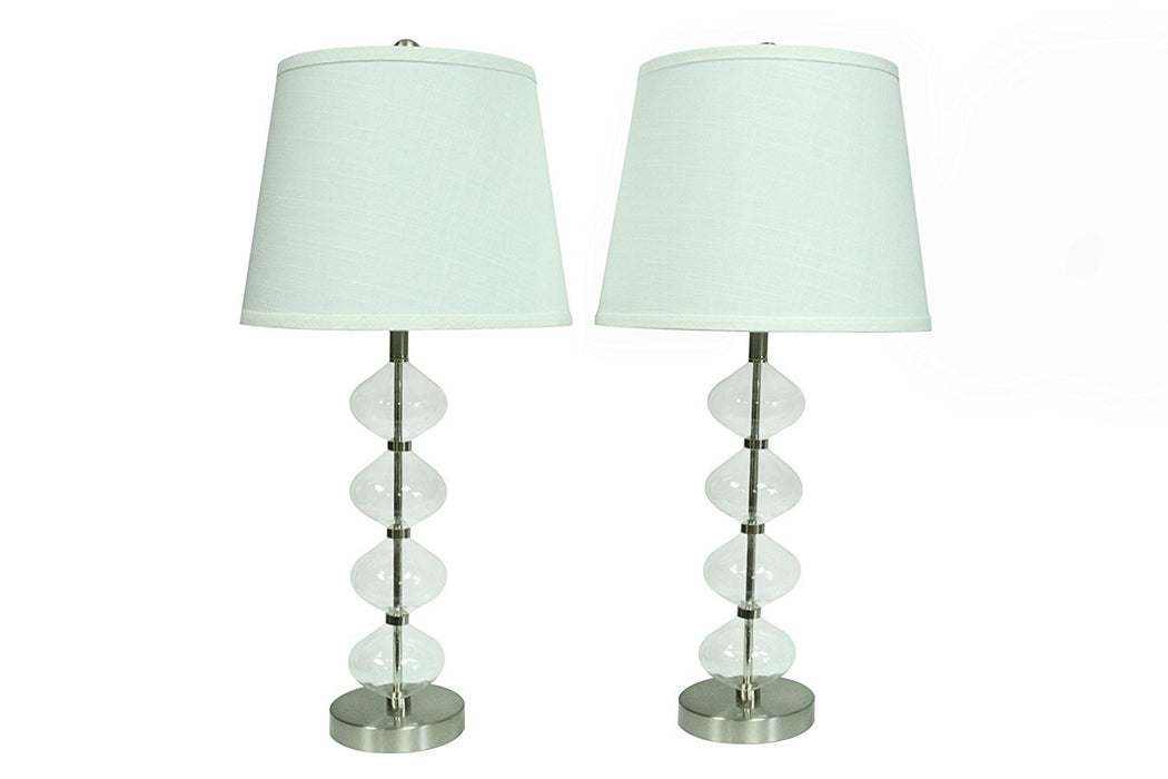Set of 2 Beautor Table Lamps with Shades