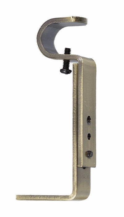 3/4 Inch Curtain Rod Bracket, Adjustable - 7 Finishes