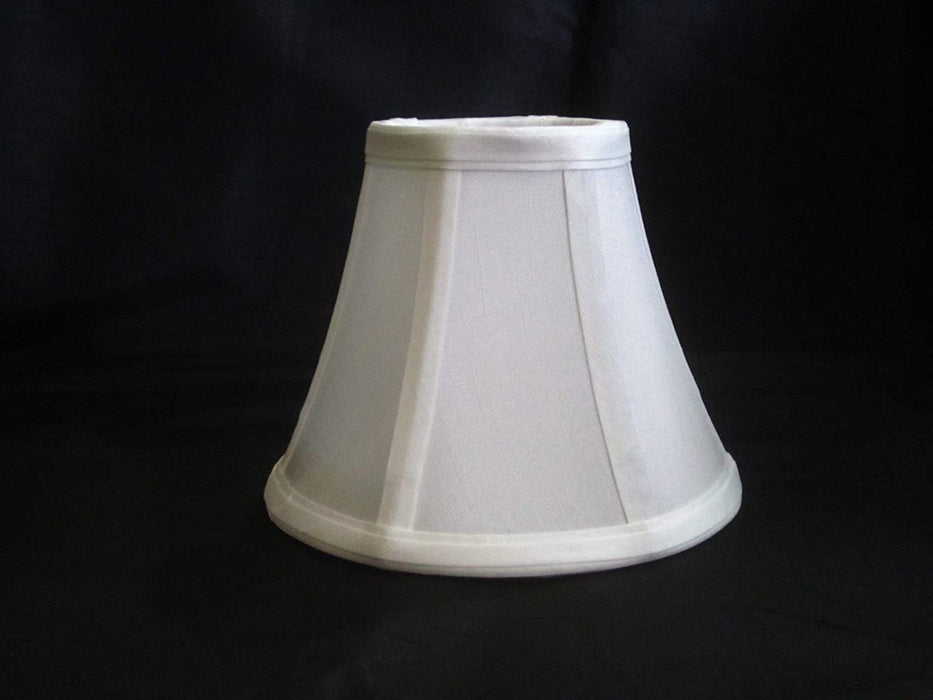 Urbanest Chandelier Lamp Shades, Set of 9, Soft Bell 3"x 6"x 5" White , Clip On