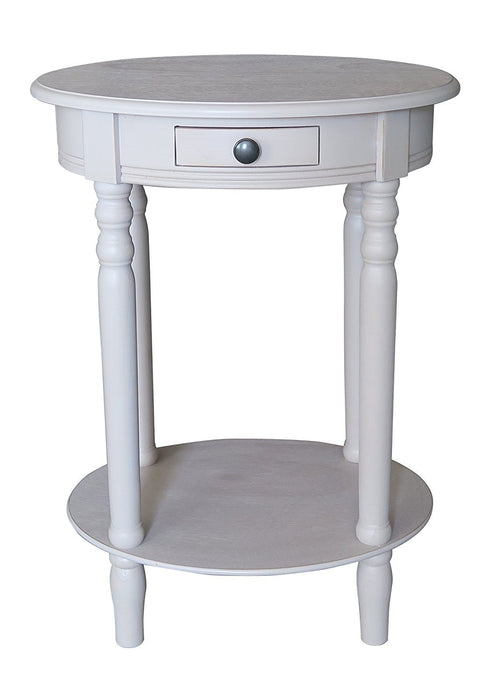 Woodbury Oval Accent Table with Drawer - 6 Finishes