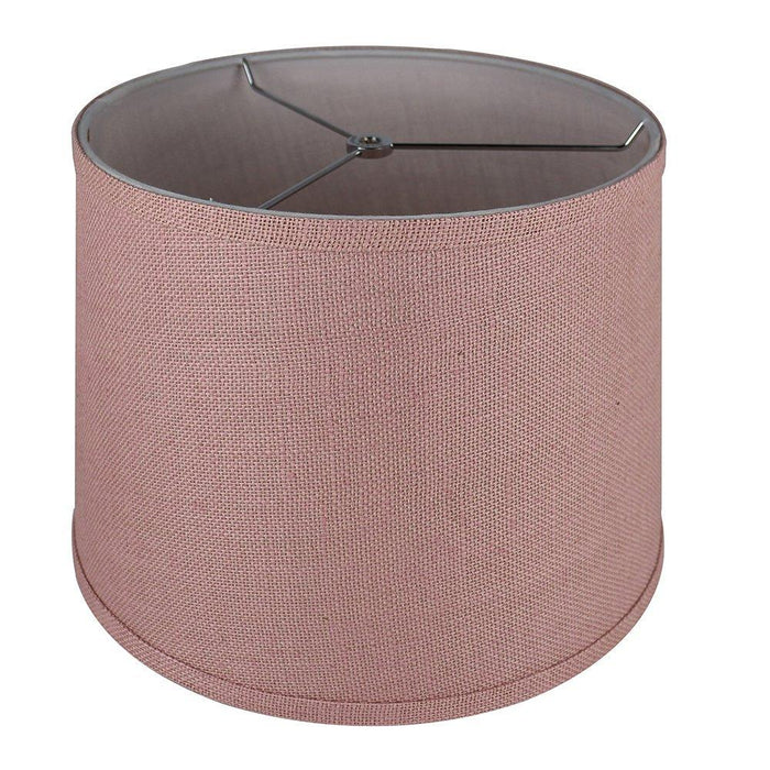 Burlap French Drum Lampshade - 10 Colors