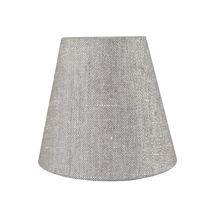 Urbanest Hardback Metallic Fabric Chandelier Lamp Shade, 3-inch by 5-inch by 4 1/2-inch, Clip-on