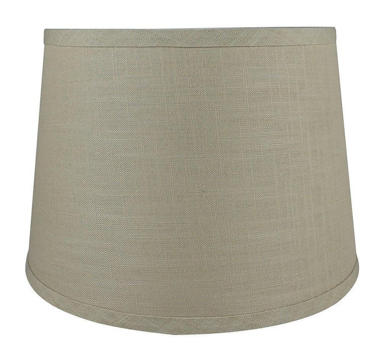 French Drum Lampshade Linen, 12-inch