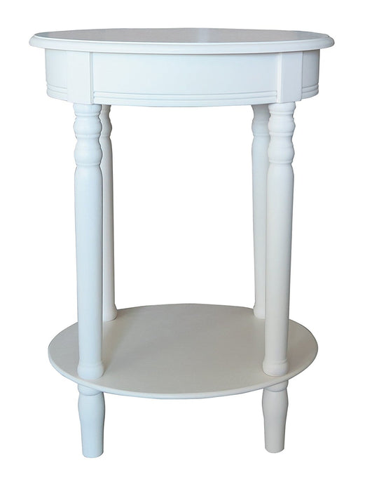 Woodbury Oval Accent Table with Drawer - 6 Finishes