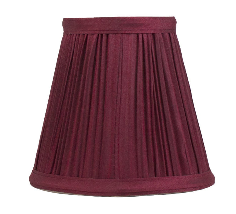 Mushroom Pleated 5-inch Chandelier Lamp Shade - 6 Colors