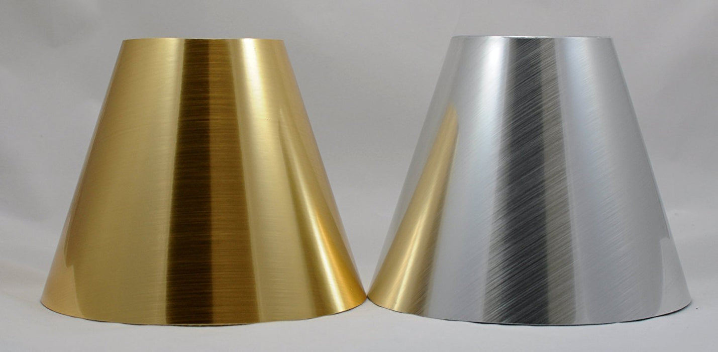 Metallic 6-inch Hardback Chandelier Lamp Shade - 3 Colors